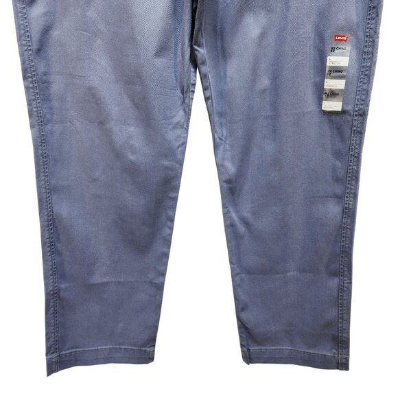 Levis XX Chino EZ Taper Stretch Mens Pants Size Large Blue New - Picture 7 of 13